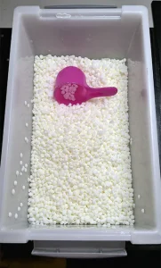 Duurzame sojawas voor handgemaakte kaarsen